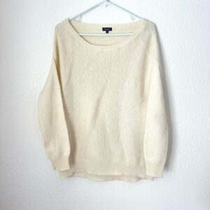 Splendid Cream Crew Neck Sweater